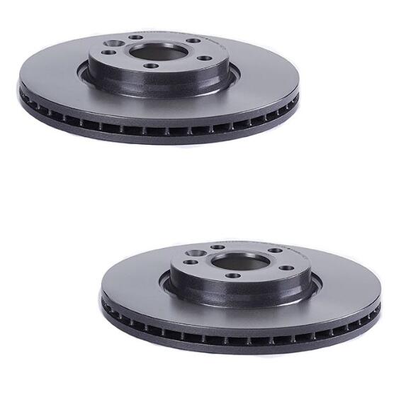 Volvo Brakes Kit - Pads & Rotors Front and Rear (300mm/302mm) (Ceramic) 31471028 - Brembo 1633287KIT